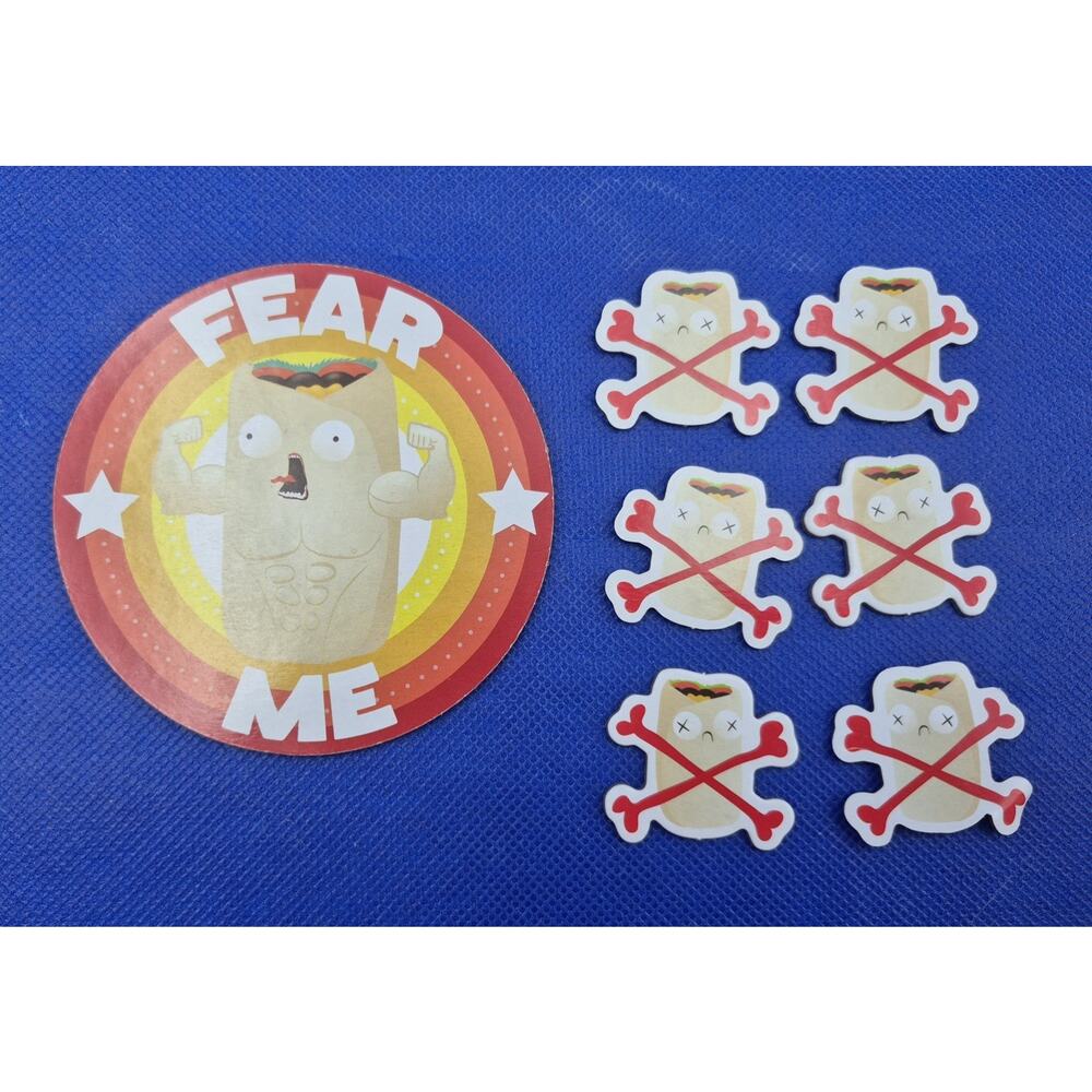 Throw Throw Burrito REPLACEMENT Fear Me & Bruise Tokens